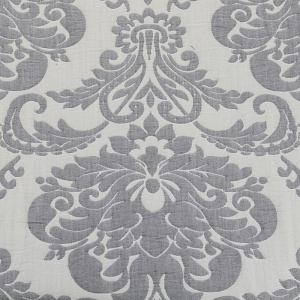 Покрывало 260х240см DE'NASTIA 3слоя серое рисунок2 жаккард 55%хлопок 45%полиэстер 000000000001183168