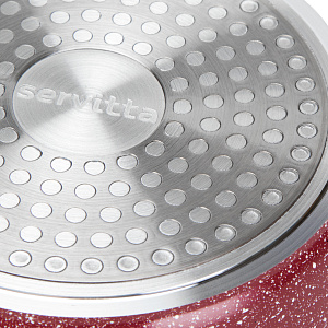 Ковш с крышкой 1,2л SERVITTA Fuerza бакелитовая съемная ручка кованный алюминий Ковш с крышкой 1,2л SERVITTA Fuerza бакелитовая съемная ручка кованный алюминий 000000000001221023