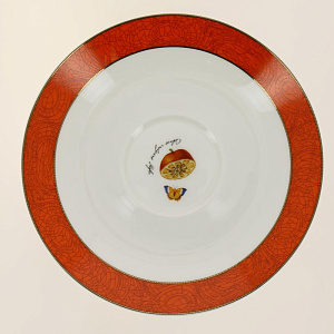 Чайная пара Стейчкол костяной фарфор 480мл, Дыхание Прованса Апельсин,КРС-753 000000000001193668