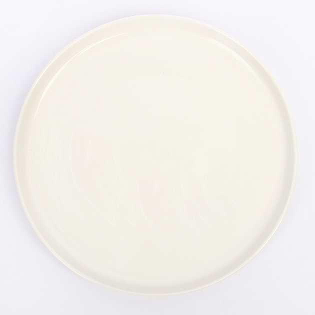 Тарелка обеденная 27см белый глазурованная керамика 000000000001213934
