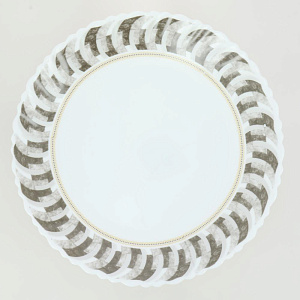 Тарелка десертная 24см КОРАЛЛ Gloria стеклокерамика 000000000001208034