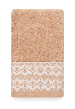 Полотенце 50х90см DE'NASTIA ТАЛИСМАН терракотовый хлопок-100% 000000000001215377