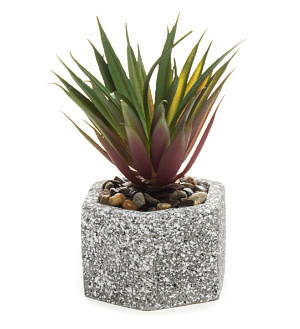 Цветок искусственный "Суккулент"  15 смR010467 000000000001189331