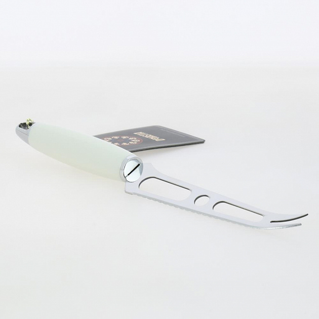 Нож сырный DE'NASTIA пластиковая ручка белый нержавеющая сталь ABS пластик 000000000001211571