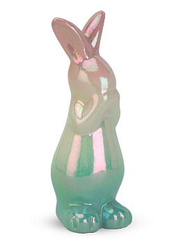 Фигура декоративная 10,7см Заяц градиент керамика 000000000001224031