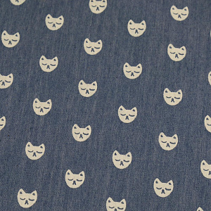 Фартук YELLOW RABBIT Кошечка Джинс,три кармана,регул.кольцо,100% хлопок ,арт0077 000000000001186629