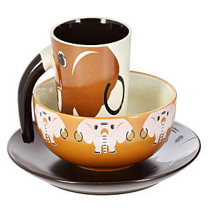 Набор для завтрака Слон Elrington, 3 предмета 000000000001170839