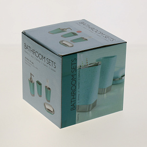 Набор для ванной, 4пр, квадр. R030185 000000000001173279