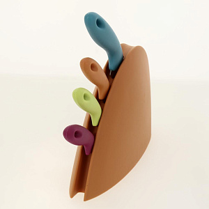 Набор ножей (4шт,подставка), нержавеющая сталь, R010609 000000000001196211