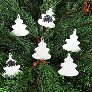 Набор декоративных украшений Елочка Посуда Центр, 7 см, 6 шт. 000000000001161770