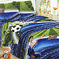 Комплект постельного белья 1,5-спальный DRIVE Футбол 100%хлопок поплин 110гр/м рисунок 1693