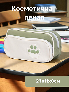 Косметичка 23х11х8см в ассортименте полиэстер 000000000001227257