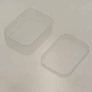 Бокс д/хранения косм.принадлежностей ULLA белый, с крышкой, полипропиленSWP-0970WH 000000000001192316