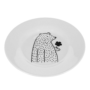 Тарелка Цветочный мишка  Сотвори Чудо, 20 см 000000000001150185