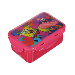 3D Бутербродница с зажимами Губка Боб, 16х10 см 000000000001127629