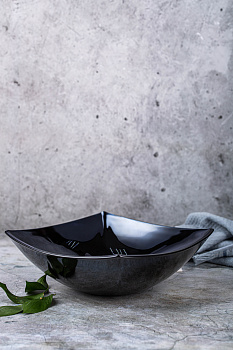 QUADRATO BLACK Салатник 24см LUMINARC опал 6931 000000000001067525