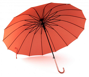 Зонтик женский трость 60см 16 спиц микс 000000000001216497