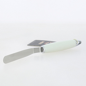 Лопатка для блинов DE'NASTIA пластиковая ручка белая нержавеющая сталь ABS пластик 000000000001211569