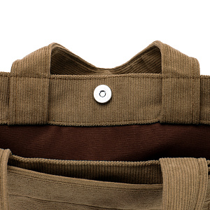 Сумка женская 26x23x10см бежевый вельвет/полиэстер 000000000001221748