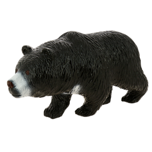 Копилка Медведь Черный высота 19 см, длина 36 см, Авторская форма, скульптурный гипс.  G011-19-102K 000000000001194609