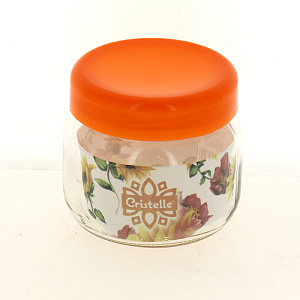 Банка для хранения 350 мл оранжевая крышка 120-13102 000000000001182803