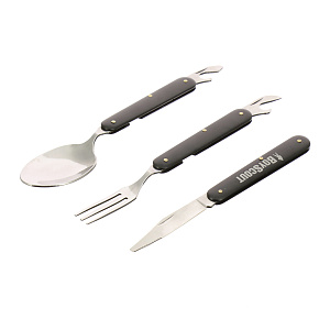 Походный набор складных столовых приборов Турист Boyscout 000000000001141588