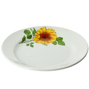Мелкая тарелка Подсолнух Кубаньфарфор, 20 см 000000000001003998