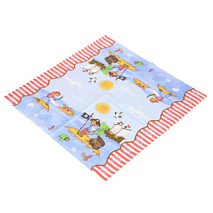 Бумажные салфетки 3-х слойные Пиратский Остров Pap Star, 33?33 см, 20 шт. 000000000001142468