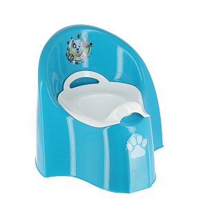 Большой детский горшок Disney Idea, бирюзовый 000000000001123778