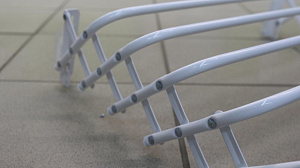 Сушилка для белья 3м 60х45х18,5см НИКА настенная белая металл 000000000001205080