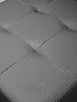 Пуфик куб 38х38х38см складной серый PU 000000000001226419