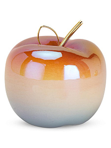 Фигура декоративная 11см Яблоко градиент 2 керамика 000000000001224035