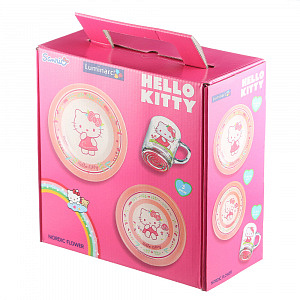 Детский набор Hello Kitty Nordic Flower Luminarc, 3 предмета 000000000001119932