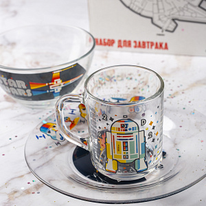 STAR WARS Набор для завтрака 3 предмета ОСЗ стекло 000000000001201048