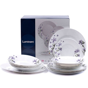ALISIER Набор столовой посуды 19 предметов LUMINARC опал N8894 000000000001182552