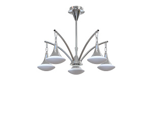 Люстра LuceSolara 3019/5S G9*40W Chrome/White 000000000001149602