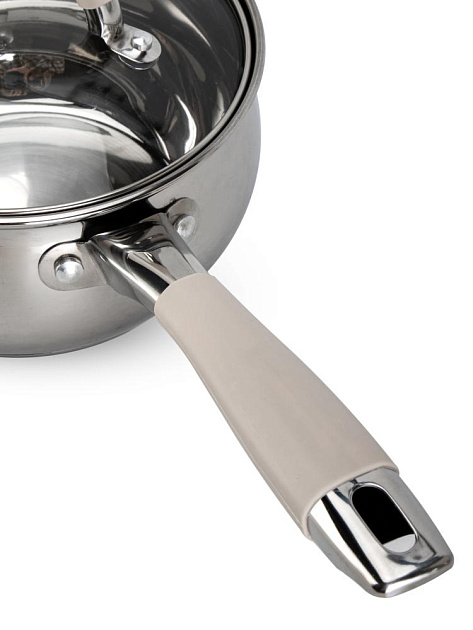 Набор посуды для приготовления 6 предметов SERVITTA Verde (ковш 1,8 л/кастрюля 2,3 л/кастрюля 3,3л) нержавеющая сталь 000000000001229037