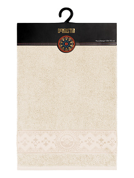 Полотенце 100х150см DE'NASTIA ТАЛИСМАН 1 молочный хлопок-100% 000000000001215366