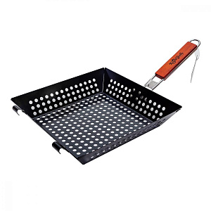 Решетка-гриль 29х28,5см ROYALGRILL складная ручка антипригарное покрятие металл 000000000001186081