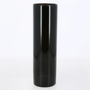 Ваза(цилиндр узкий) 27см черный глянец стекло 000000000001214299