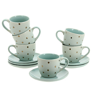 Чайный набор Agness, 220мл, 12 предметов 000000000001166338