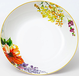 Набор тарелок суповых 2шт 20,5см 550мл BALSFORD Акварельный букет подарочная упаковка фарфор 000000000001204590