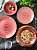 Набор столовой посуды 24 предмета TULU PORSELEN Deniz (тарелки:обеденная 26см-6шт,суповая 21см-6шт,десертная 21см-6шт,салатник 16см-6шт) BORDO фарфор 000000000001210097