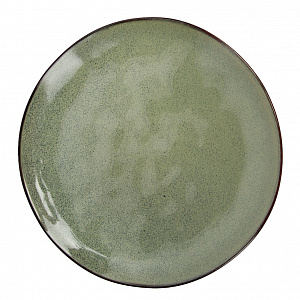 Тарелка десертная 20см темно-зеленый глазурованная керамика 000000000001213867