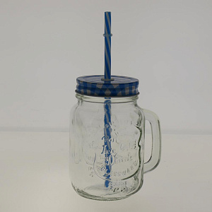 Кружка-банка 400мл M020133/R030204 стекло 000000000001170136