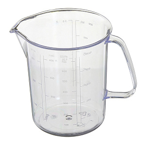 Кружка мерная 500л ПОЛИМЕРБЫТ пластик 000000000001087931