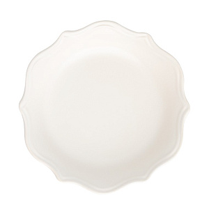 Тарелка суповая 22см 600мл DE'NASTIA Romeo кремовый матовый керамика 000000000001216758