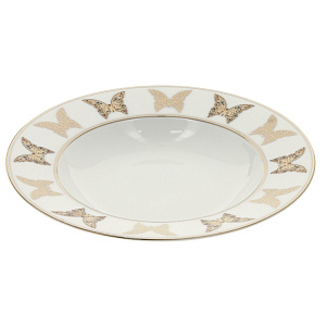 Набор суповых тарелок Butterfly Valentin Yudashkin, 23 см, фарфор, 3 шт. 000000000001164177