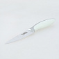 Нож для чистки овощей 9,8см DE'NASTIA белая ручка нержавеющая сталь/пластик