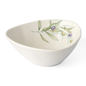 Тарелка суповая 500мл DE'NASTIA Оливки фарфор 000000000001217739